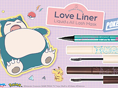 ポケモンデザインのリキッドアイライナーとマスカラ,5月12日に発売。ニャオハたちや,ドオー,パモなどのデザイン