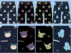 カビゴン,ゲンガーなどがデザインされた6分丈ショートパンツやTシャツなどが登場。「ポケモン」アパレルの新商品がドン・キホーテで6月7日に発売