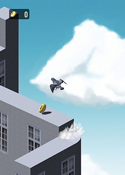 画像ギャラリー No.003のサムネイル画像 / 「ハトバース」と「ハトジャンプ」のアップデートを実装。豆を食べると動きが素早くなるコラボ企画も実施