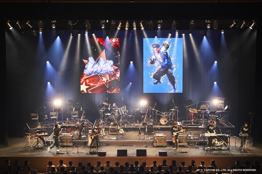 画像ギャラリー No.005のサムネイル画像 / 「ストリートファイター35周年記念ライブ」レポート。ストIIからスト6までの人気楽曲をバンドサウンドならではのアレンジで披露