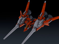 「レイフォース」自機のX-LAY,1/144プラキットの先行予約がスタート。イラスト版をベースに立体向けアレンジが施された新デザイン