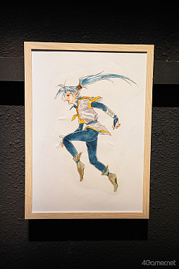 画像ギャラリー No.017のサムネイル画像 / ルカ様の邪悪な圧に,グレミオロスの虚無,ルックの塩対応まで!? 貴重な原画や資料も満載の「幻想水滸伝I&II展 〜幻想博物館〜」レポ