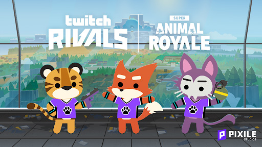 画像ギャラリー No.004のサムネイル画像 / 総勢60名のストリーマーが動物バトロワ「Super Animal Royale」で戦う。次回“Twitch Rivals”は10月8日19:00より開催へ