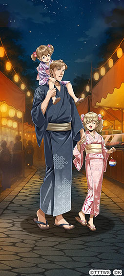 画像ギャラリー No.003のサムネイル画像 / 「銀英伝 戦いの輪舞曲」,夏祭りイベントを開催。浴衣姿のキャゼルヌらが登場