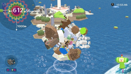 画像ギャラリー No.002のサムネイル画像 / 塊を転がしてモノを巻き込み,塊を大きくしよう! 「みんな大好き塊魂アンコール+ 王様プチメモリー」本日発売