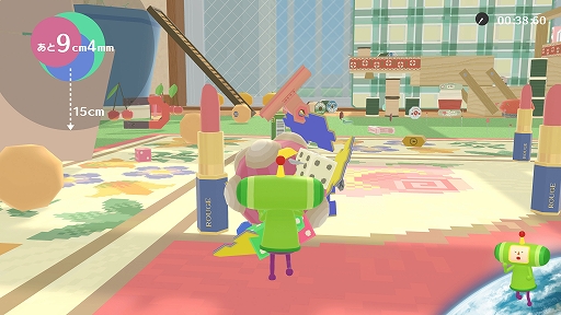 画像ギャラリー No.003のサムネイル画像 / 塊を転がしてモノを巻き込み,塊を大きくしよう! 「みんな大好き塊魂アンコール+ 王様プチメモリー」本日発売