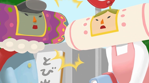 画像ギャラリー No.005のサムネイル画像 / 塊を転がしてモノを巻き込み,塊を大きくしよう! 「みんな大好き塊魂アンコール+ 王様プチメモリー」本日発売