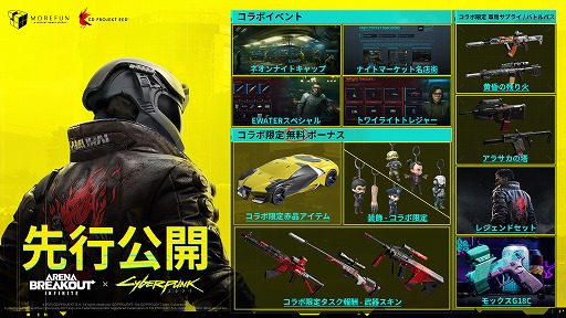 ���������꡼ No.003�Υ���ͥ������ / ���ޥ۸����롼�ȥ��塼������Arena Breakout�ס��֥����С��ѥ�2077�פȤΥ���ܤ�2025ǯ10��16���˳���