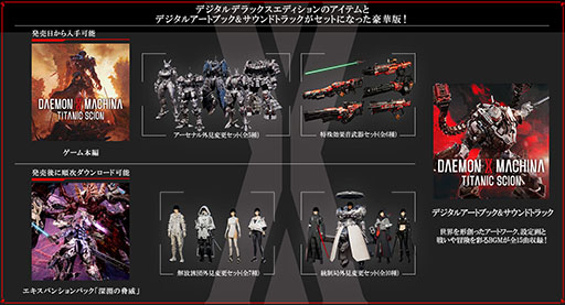 画像ギャラリー No.017のサムネイル画像 / メカアクション「DAEMON X MACHINA TITANIC SCION」,本日発売。第1弾無料アップデートは10月3日に配信予定