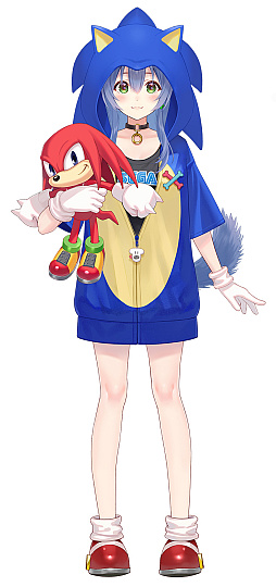 画像ギャラリー No.002のサムネイル画像 / 「ソニック」×「富士急ハイランド」コラボイベントにVTuber戌神ころねさんが登場。10月9日にトークイベントも実施