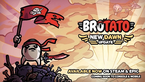 画像ギャラリー No.001のサムネイル画像 / 「Brotato」,大型アップデート“New Dawn”を本日配信。新たなアイテムや武器をはじめ,要望の多かったBanシステムなどさまざまな新機能を追加