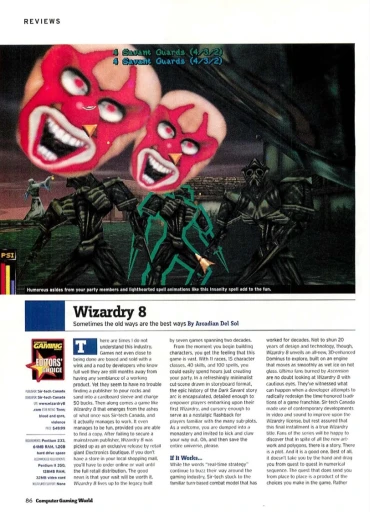 画像ギャラリー No.022のサムネイル画像 / “New Wizardry”3部作にみる,日本RPG史のミッシングリンク。44周年のこの年に,「Wizardry Legacy -BCF,CDS & 8-」について考えてみた