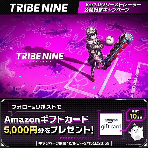 ���������꡼ No.014�Υ���ͥ������ / ��TRIBE NINE�ס����������ӥ���������2��20���˷��ꡣ��������󥷡����Ҳ𤹤��Ver1.0��꡼���ȥ졼�顼�פ�������