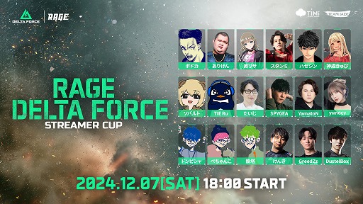 ꡼ No.002 | ڥȥ꡼ޡ18̾äRAGE Delta Force Streamer Cupסȥ꡼ޡȶ臘̻üԤ1261800ޤ罸