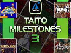 「タイトーマイルストーン3」本日発売。1980〜1990年代初頭に登場したタイトーの名作ゲーム10作品を収録。ラスタンサーガ3部作も楽しめる