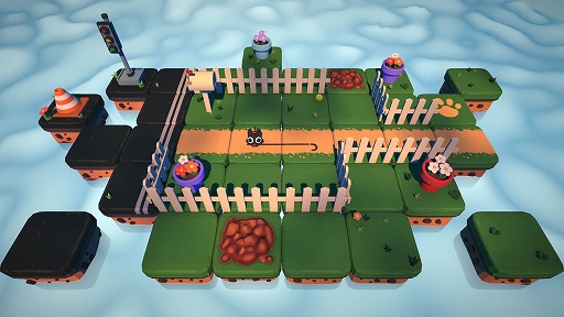 画像ギャラリー No.001のサムネイル画像 / “いい感じの棒”を探し求める黒犬の大冒険。パズルゲーム「Stick to the Plan」が発売。9月20日までリリース記念セールで20%オフ