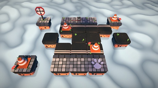 画像ギャラリー No.003のサムネイル画像 / “いい感じの棒”を探し求める黒犬の大冒険。パズルゲーム「Stick to the Plan」が発売。9月20日までリリース記念セールで20%オフ