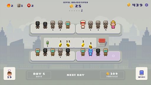 画像ギャラリー No.001のサムネイル画像 / 個性的な市民を募って,コインを稼ぐローグライク型の市長SLG「ラッキー市長」,Steamで配信開始。リリース記念セールで15%オフに