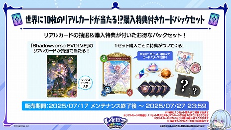 ꡼ No.028 | Shadowverse: Worlds Beyondס717ȯ2ƥɥѥåInfinity Evolvedפοɤʤɤο