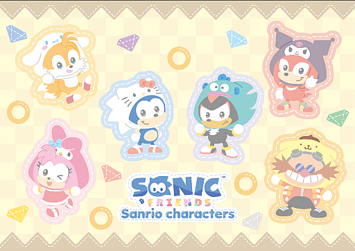 画像ギャラリー No.012のサムネイル画像 / 「SONIC & FRIENDS」がサンリオキャラクターズとコラボ。セガストア トウキョーで先行販売を開始。公式サイトもオープン