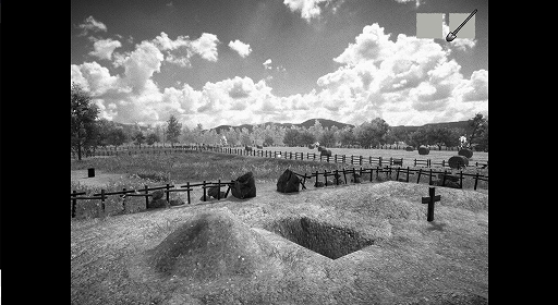 画像ギャラリー No.002のサムネイル画像 / いわく付きのイタリア産ホラーADV「HORSES」,GoG.comで配信開始。全裸人間たちが馬として生きる牧場で,14日間を耐え抜き,真実を暴け