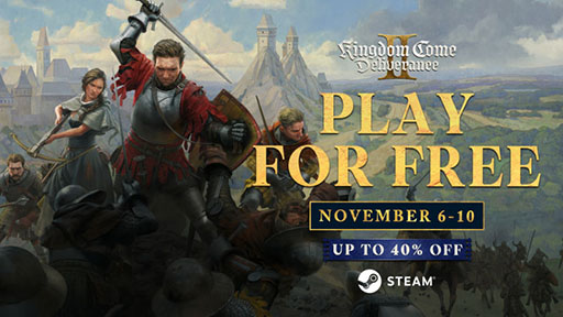 画像ギャラリー No.001のサムネイル画像 / アクションRPG「キングダムカム・デリバランスII」,PC&Xbox版を対象とした期間限定無料プレイを開始