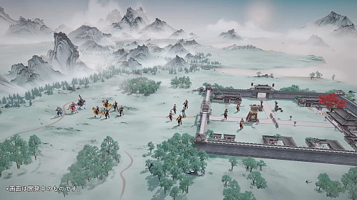 画像ギャラリー No.003のサムネイル画像 / 水墨風で描かれた三国志,タクティクスRPG「神州の戦:三国編」のPVを初公開