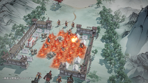 画像ギャラリー No.005のサムネイル画像 / 水墨風で描かれた三国志,タクティクスRPG「神州の戦:三国編」のPVを初公開