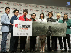 「真・三國無双 ORIGINS」完成発表会をレポート。ヤーレンズ,オズワルド,真空ジェシカが登壇し,三国志をネタにした笑いを披露