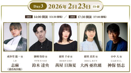 ���������꡼ No.004�Υ���ͥ������ / ���˥ޥå���ϯ�ɷ�ֵ�ž��Ƚ�ס������2026ǯ2��21������25���˳��š�����ѹ������Ϥ�Ȥ����ڥ��㥹�Ȥ���1���ϯ�ɷ��