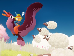 カラフルな動物たちを引き連れて大空を飛ぶ新作アドベンチャー「Flock」リリース