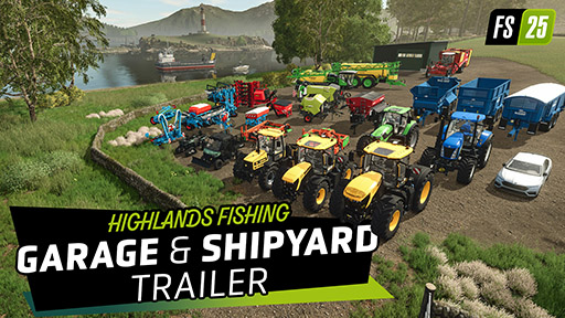 画像ギャラリー No.001のサムネイル画像 / 「Farming Simulator 25」,トラクターや全地形対応車,ボートなど新たな拡張パックで登場する乗り物にフォーカスしたトレイラーが公開に