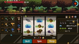 画像ギャラリー No.002のサムネイル画像 / スロットとRPGを融合したPC用ゲーム「JACKPOISON」,本日リリース。コインを集めてスキルを開放し,攻撃役を揃えて敵を倒そう