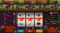 画像ギャラリー No.005のサムネイル画像 / スロットとRPGを融合したPC用ゲーム「JACKPOISON」,本日リリース。コインを集めてスキルを開放し,攻撃役を揃えて敵を倒そう