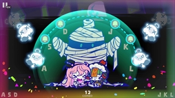 画像ギャラリー No.009のサムネイル画像 / ドタバタなストーリーが楽しめる「ハローワンダーバンド」,無料体験版をSteamで配信開始。シンプル操作でプレイできるリズムアクションADV