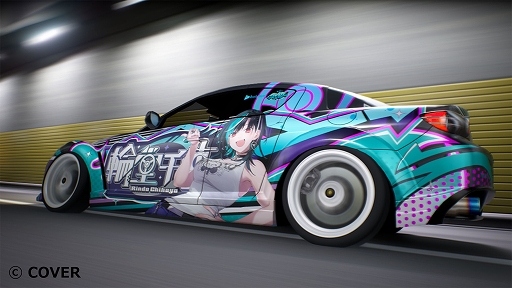 画像ギャラリー No.004のサムネイル画像 / 「首都高バトル」,VTuber輪堂千速さんとのコラボを発表。MAZDA RX-8がベースのカスタマイズカー「CHIHAYA」で登場