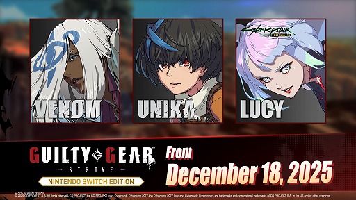 ���������꡼ No.001�Υ���ͥ������ / ��GGST Nintendo Switch Edition�ס�DLC�֥����Υ�ס֥�˥��ס֥롼�����פ��꡼������󥯥ޥå������ʤɤΥ��åץǡ��Ȥ��ۿ�