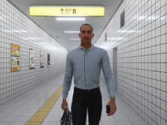 新規VRChatワールド「8番出口VR VRChat Photo Spot」が本日登場。「おじさん」と一緒に記念撮影しよう