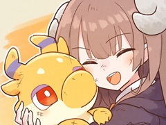 「MONPIC -小さなドラゴンと竜化の少女-」の発売日が11月14日に決定。竜化が進む少女と幼いドラゴンの絆を描いた2Dアドベンチャー