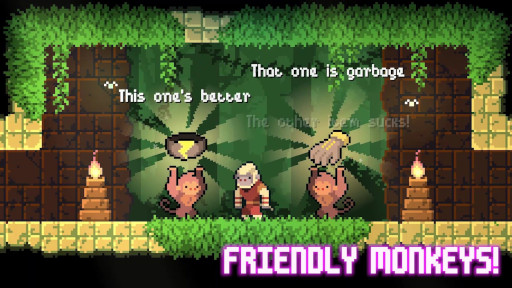 画像ギャラリー No.003のサムネイル画像 / ローグライクアクション「ダンジャングル」,PC/コンシューマ向け製品版をリリース。猿の「サール」がジャングルを冒険する