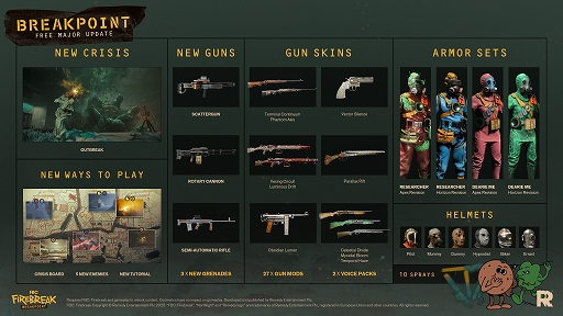 ���������꡼ No.008�Υ���ͥ������ / ��FBC: Firebreak�ס��緿���åץǡ��ȡ�Breakpoint���ۿ����ϡ�������Ũ������������������������ˤ������饤������Outbreak�פ��о�