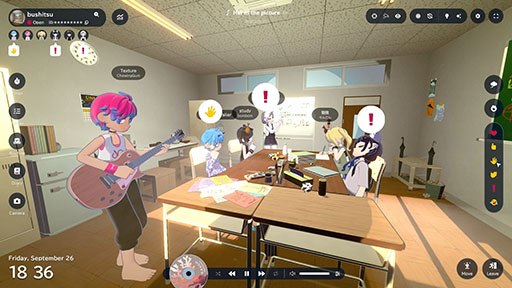 画像ギャラリー No.005のサムネイル画像 / 「gogh: Focus with Your Avatar」,マルチプレイヤー機能を正式実装。プレイヤーがカスタマイズした部屋に集まれるように