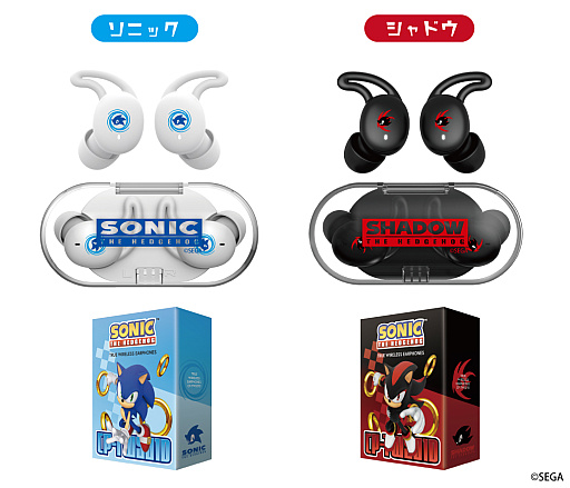 画像ギャラリー No.003のサムネイル画像 / 「ソニック」&「シャドウ」オンキヨーコラボレーションイヤフォン,受注を開始。ゲーム内SE音を5種類収録