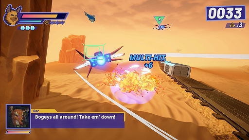 画像ギャラリー No.004のサムネイル画像 / 初代スターフォックスのプログラマーによる新作STG「Wild Blue Skies」,1ステージぶんのゲームプレイを収録した最新映像を公開