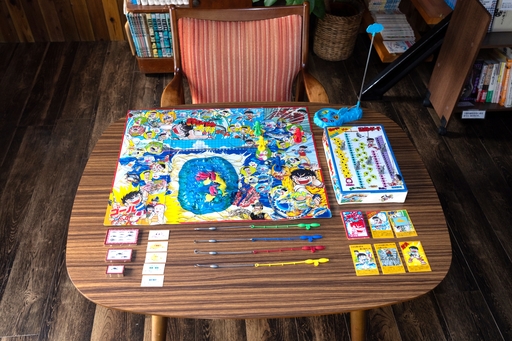 画像ギャラリー No.002のサムネイル画像 / ボードゲームなのにアクションが勝負を分ける!“釣りキチ”でも“日誌”でもない,「釣りバカ大将ゲーム」 昭和・平成レトロボードゲーム大百科 第7回