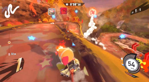 画像ギャラリー No.007のサムネイル画像 / 「カービィのエアライダー」桜井氏が新コース「フォーリス」の解説動画を公開。ダイナミックな滝下りのあるダウンヒル