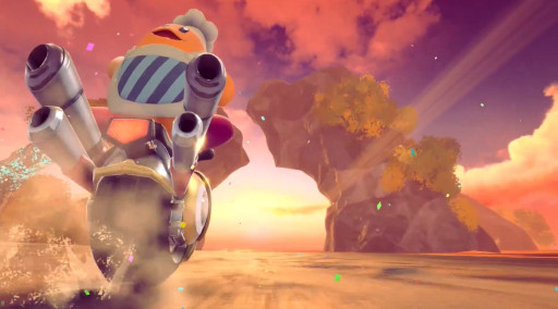 画像ギャラリー No.011のサムネイル画像 / 「カービィのエアライダー」桜井氏が新コース「フォーリス」の解説動画を公開。ダイナミックな滝下りのあるダウンヒル