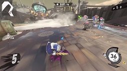 画像ギャラリー No.004のサムネイル画像 / 「カービィのエアライダー」,桜井政博氏自らがプレイする新コース“マシーンガスト”の解説動画を公開