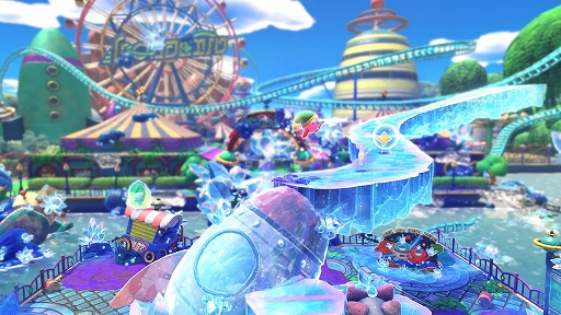 画像ギャラリー No.004のサムネイル画像 / 「星のカービィ ディスカバリー Nintendo Switch 2 Edition + スターリーワールド」,本日発売。流星の影響で変貌した新世界で新たな冒険が始まる