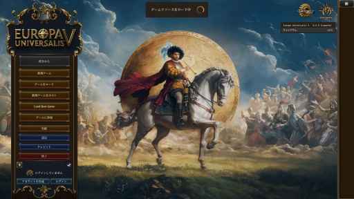 ���������꡼ No.001�Υ���ͥ������ / �Υץ쥤��ݡϤ��줾���ѥ�ɥ����ν���������˥��ȥ�ƥ�����Europa Universalis V�פˤϻ�Ⱦ�����ΥΥ��ϥ������̤���������Ƥ���